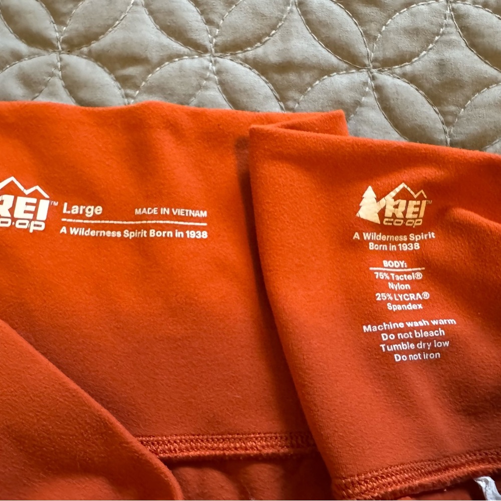 REI Co-op Orange 7/8 tights